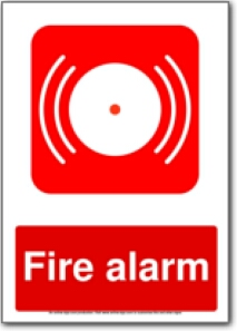 Fire equipment signs