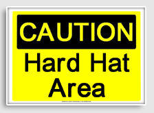 free printable hard hat area osha  sign 