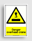 free printable danger overhead crane  sign 