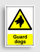 free printable guard dogs  sign 